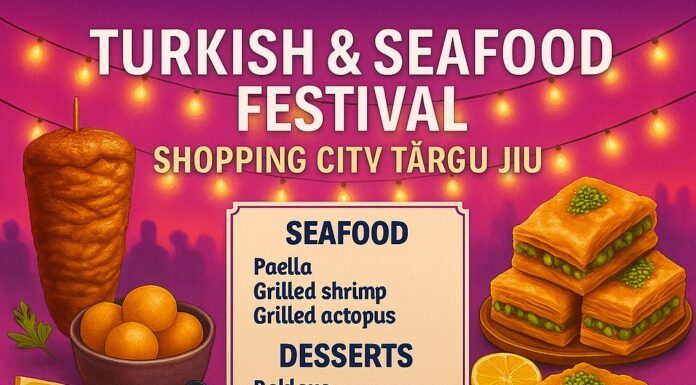 Trei zile de arome orientale și delicii marine la Târgu Jiu