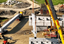 Prima grindă pe lotul 2 al Autostrăzii Sibiu – Pitești