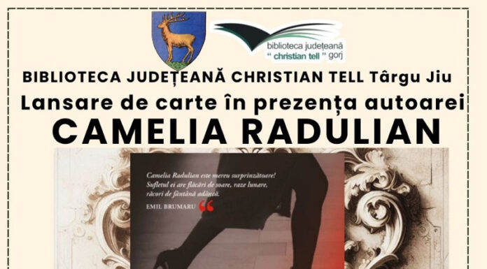 ,,Tango în oglinzi”, o lansare literară la Târgu Jiu