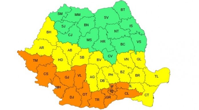 Gorjul, sub cod portocaliu de caniculă