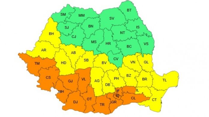 Gorjul, sub cod portocaliu de caniculă