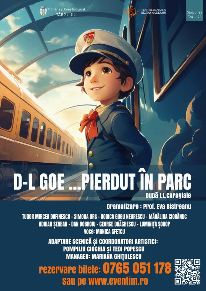 „D-l Goe… pierdut în parc”, la Teatrul de Vară din Târgu Jiu