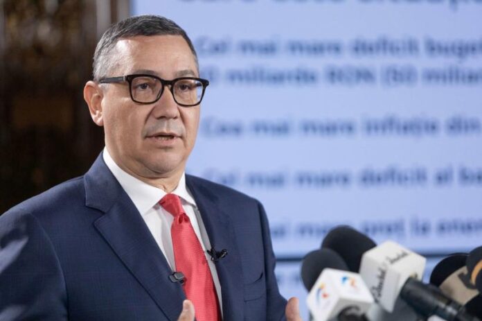 Ponta: Liderii PSD își negociază funcții doar în interes personal