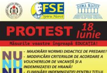 Educația, în prag de grevă. „Românie educată, nu sacrificată!”
