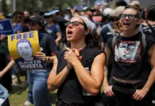 Reporteri împușcați în timpul protestelor