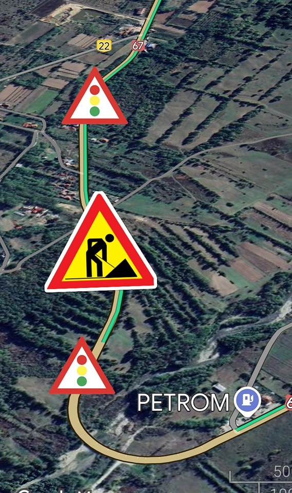 Restricții de circulație pe sensul de mers Târgu Jiu – Vâlcea