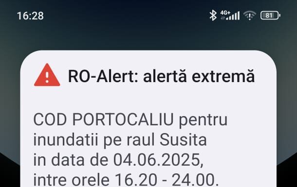Mesaj de ALERTĂ EXTREMĂ! Șușița ar putea ieși din matcă!