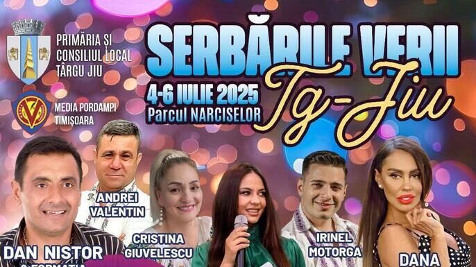 Trupa Iris, la Serbările Verii de la Târgu Jiu