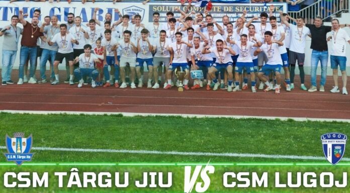 CSM Târgu Jiu luptă astăzi pentru promovarea în Liga a III-a
