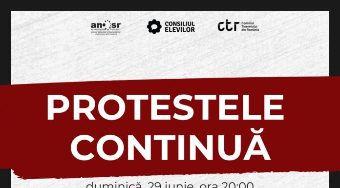 Elevii și studenții, din nou în stradă. Marș pentru apărarea burselor