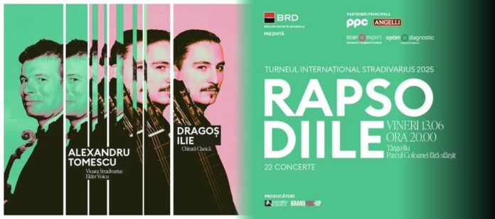 Turneul Internațional Stradivarius ajunge vineri la Târgu Jiu