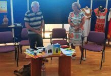 Dr. Ec. Doru V. Fometescu şi Prof. Mariana Bendou – Dialog cultural la MansArta Bibliotecii „Christian Tell” din Tg.Jiu