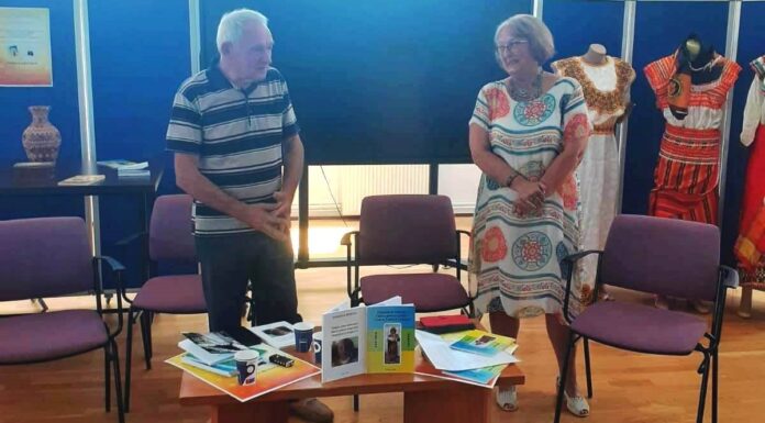 Dr. Ec. Doru V. Fometescu şi Prof. Mariana Bendou – Dialog cultural la MansArta Bibliotecii „Christian Tell” din Tg.Jiu