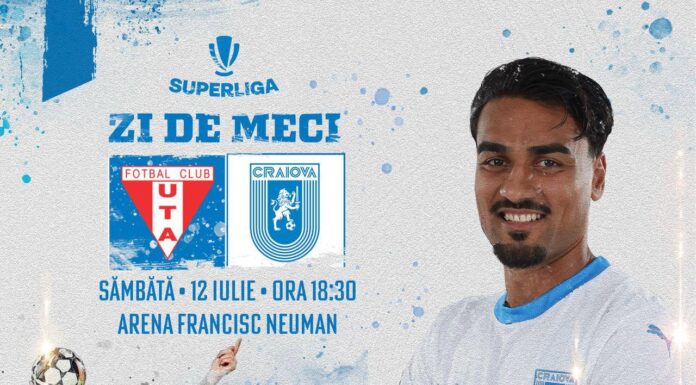 UTA Arad – Universitatea Craiova, ora 18:30