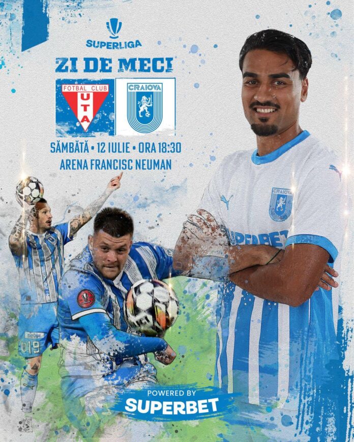 UTA Arad – Universitatea Craiova, ora 18:30