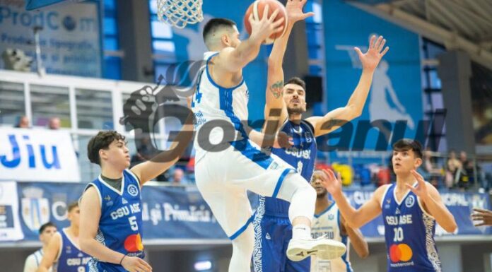 Primul meci oficial pentru echipa de baschet CSM Târgu Jiu
