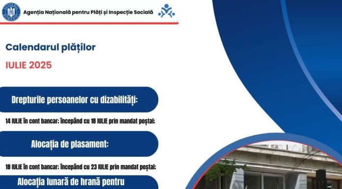 Când se virează drepturile sociale în iulie