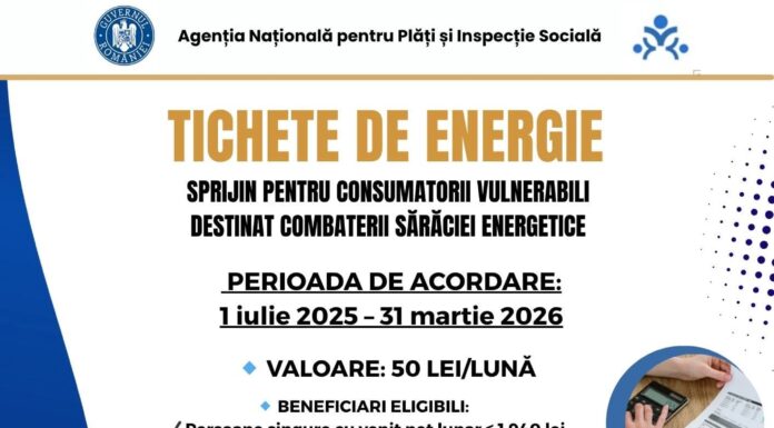 Beneficiarii de Venit Minim de Incluziune nu trebuie să depună cerere pentru tichetul de energie