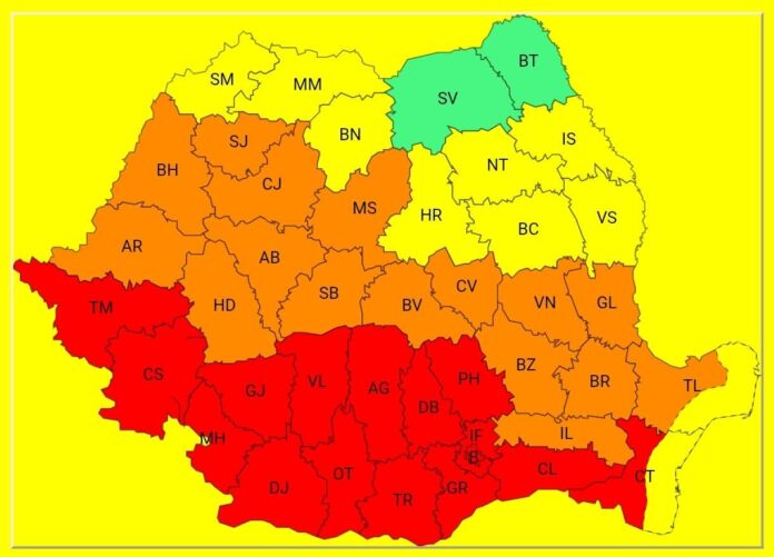 Cod ROȘU de caniculă în Gorj
