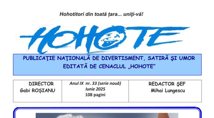 Semnal: A apărut noul număr al revistei gorjene ”Hohote” – publicație națională de divertisment, satiră și umor