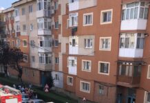 Incendiu la un apartament din Târgu-Jiu! Mai mulți locatari au fost evacuați
