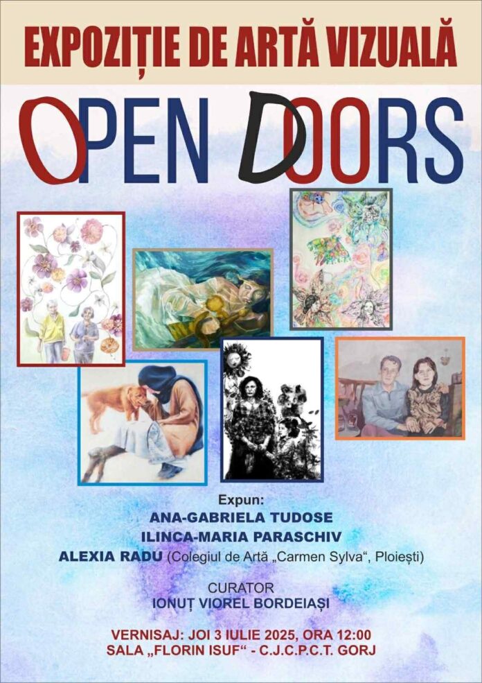 Trei tinere artiste expun la Târgu Jiu