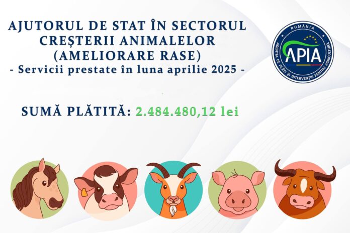 APIA: Bani pentru crescătorii de animale