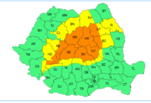 Noi atenționări emise de meteorologii ANM