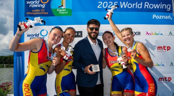 Argint mondial pentru o canotoare din Gorj