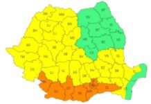 Codul galben de caniculă, prelungit în Gorj până mâine dimineață