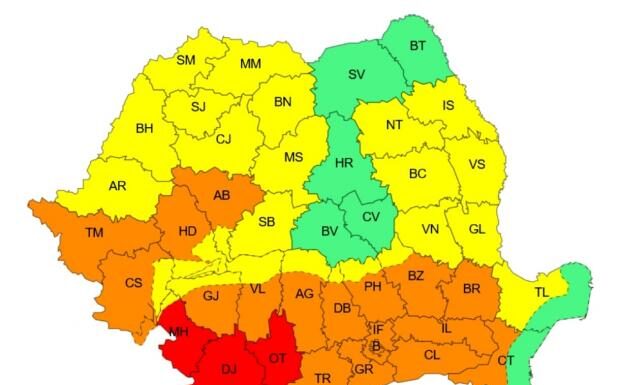 Cod roșu de caniculă. Temperaturi de 41 de grade