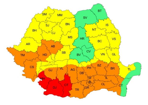 Cod roșu de caniculă. Temperaturi de 41 de grade