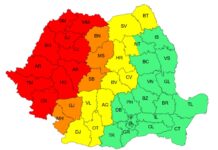 Cod portocaliu de vijelii în Gorj