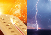 Coduri galbene de vijelii și caniculă în 24 de județe