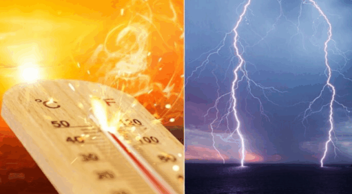 Coduri galbene de vijelii și caniculă în 24 de județe