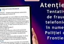 Tentative de fraudă în numele Poliției de Frontieră