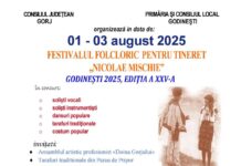 Godinești: O nouă ediție a Festivalului Folcloric pentru Tineret ”Nicolae Mischie”