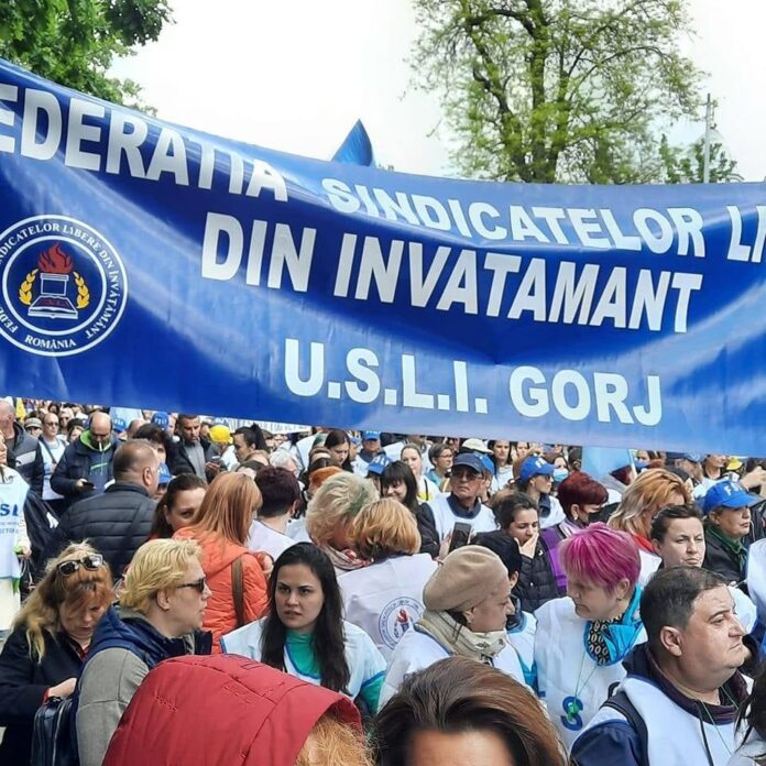 Proteste în educație. USLI Gorj: „În loc de reformă, regres!”