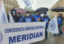 Sindicatele din CSN Meridian, proteste masive în fața Guvernului