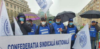 Sindicatele din CSN Meridian, proteste masive în fața Guvernului