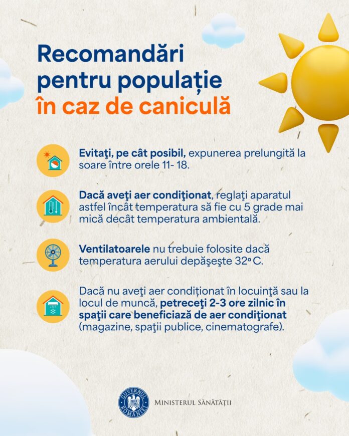 Ministerul Sănătății activează planurile pentru caniculă. Cod portocaliu în Gorj