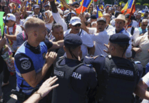 Incidente la protestele de azi. Mașină plină cu cartofi, confiscată