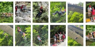 Ziua Justiției, marcată cu adrenalină. Judecători și grefieri au coborât în rapel, alături de Salvamont Gorj