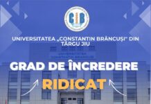 „Grad de încredere ridicat” pentru UCB Târgu Jiu