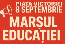 „8 septembrie – Ziua recâștigării demnității!” Protest de amploare anunțat de sindicatele din educație