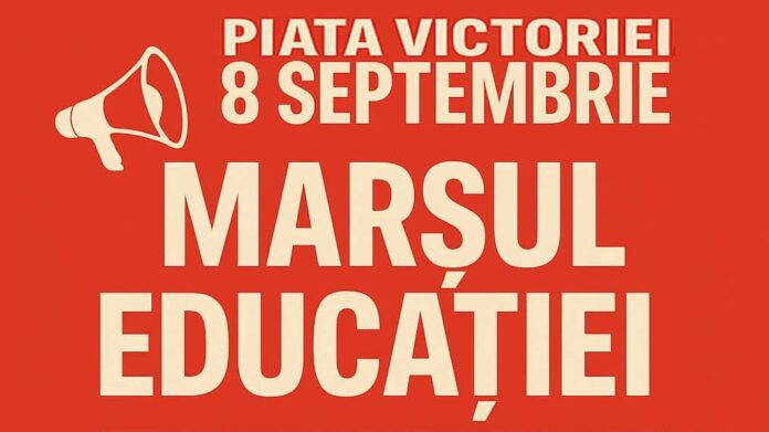 „8 septembrie – Ziua recâștigării demnității!” Protest de amploare anunțat de sindicatele din educație