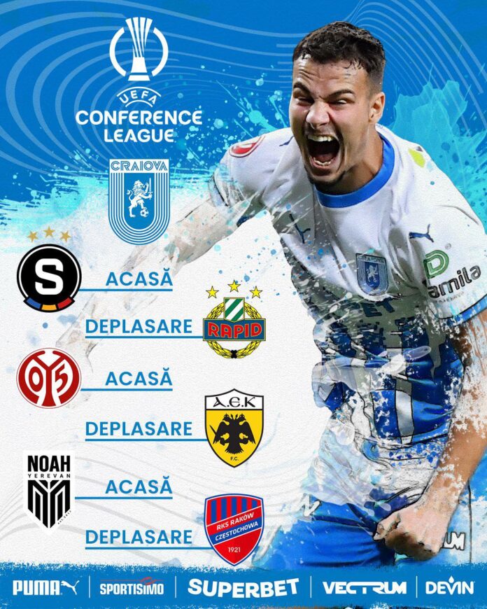 Adversari de calibru pentru FCSB și Universitatea Craiova în cupele europene