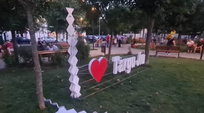 Mobilier urban vandalizat în Parcul Lido din Târgu Jiu