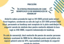 CNPP: Noi precizări pentru pensionarii care beneficiază de indemnizație de handicap
