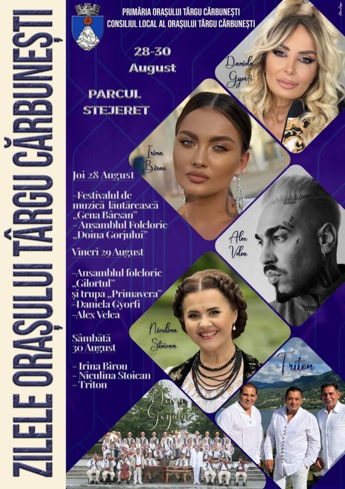 Unii strâng cureaua, alții se pregătesc de distracție! Se cheltuiesc 155.000 lei din buget la Târgu-Cărbunești, pentru Zilele Orașului